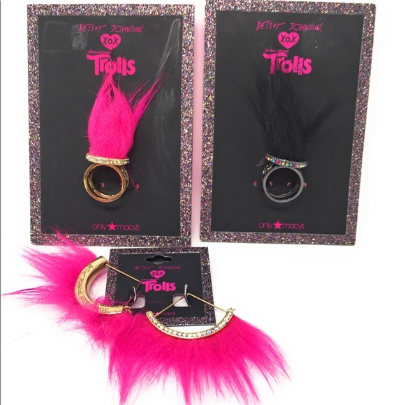 Betsey Johnson Jewelry - Betsey Johnson Trolls Jewelry Set New